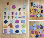 Learning Puzzles (SET OF 3) - Playful Learning Aids for Toddlers