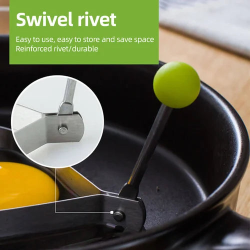 Stainless Steel Egg Molds for Creative Breakfasts