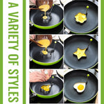 Stainless Steel Egg Molds for Creative Breakfasts