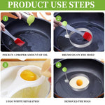 Stainless Steel Egg Molds for Creative Breakfasts