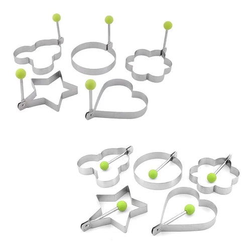 Stainless Steel Egg Molds for Creative Breakfasts