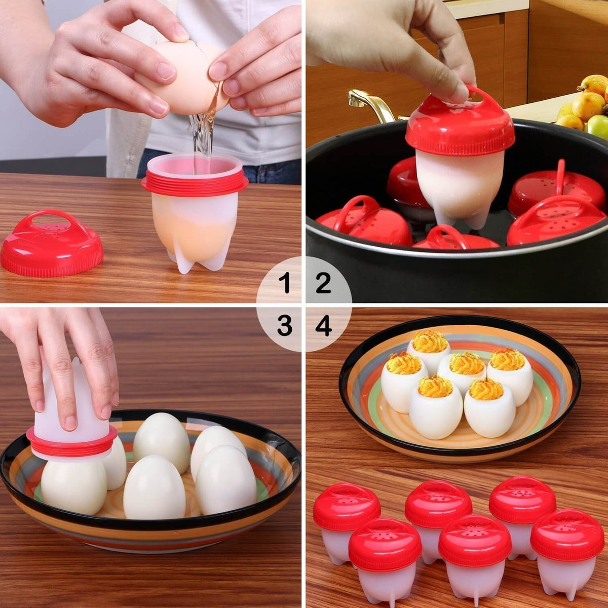 Egg enjoyment without the shell | Silicone Egg Cooker