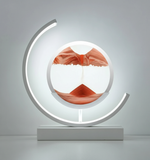DuneGlow Tischlampe – Handgemachte Ambientelampe mit beruhigendem Licht und modernem Design