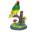 Battery-operated singing parrots with control