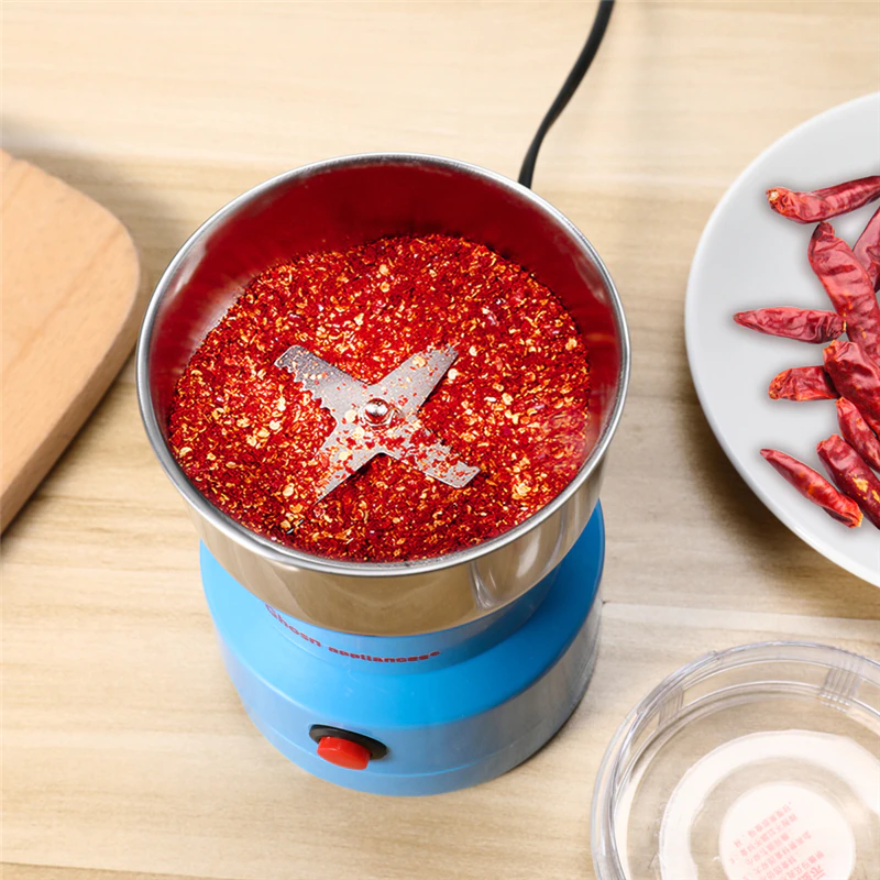 Electric coffee bean grinder