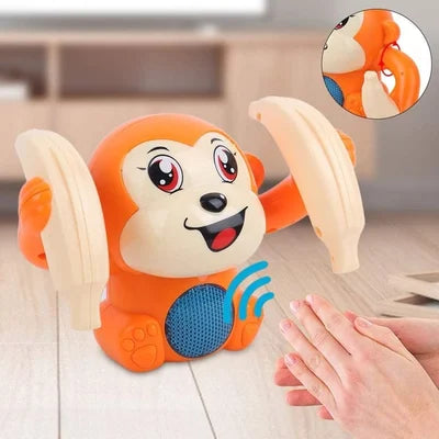 Interactive Monkey Toy for Head Raising and Curiosity