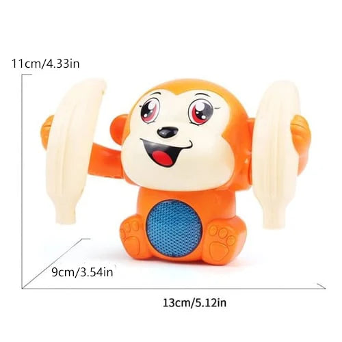 Interactive Monkey Toy for Head Raising and Curiosity