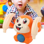 Interactive Monkey Toy for Head Raising and Curiosity