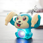 Interactive Monkey Toy for Head Raising and Curiosity