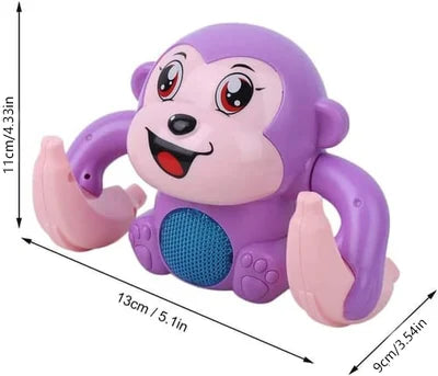 Interactive Monkey Toy for Head Raising and Curiosity