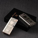 Electronic Windproof Lighter with Red Flame