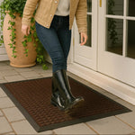 Stylish non-slip doormat for any entrance area