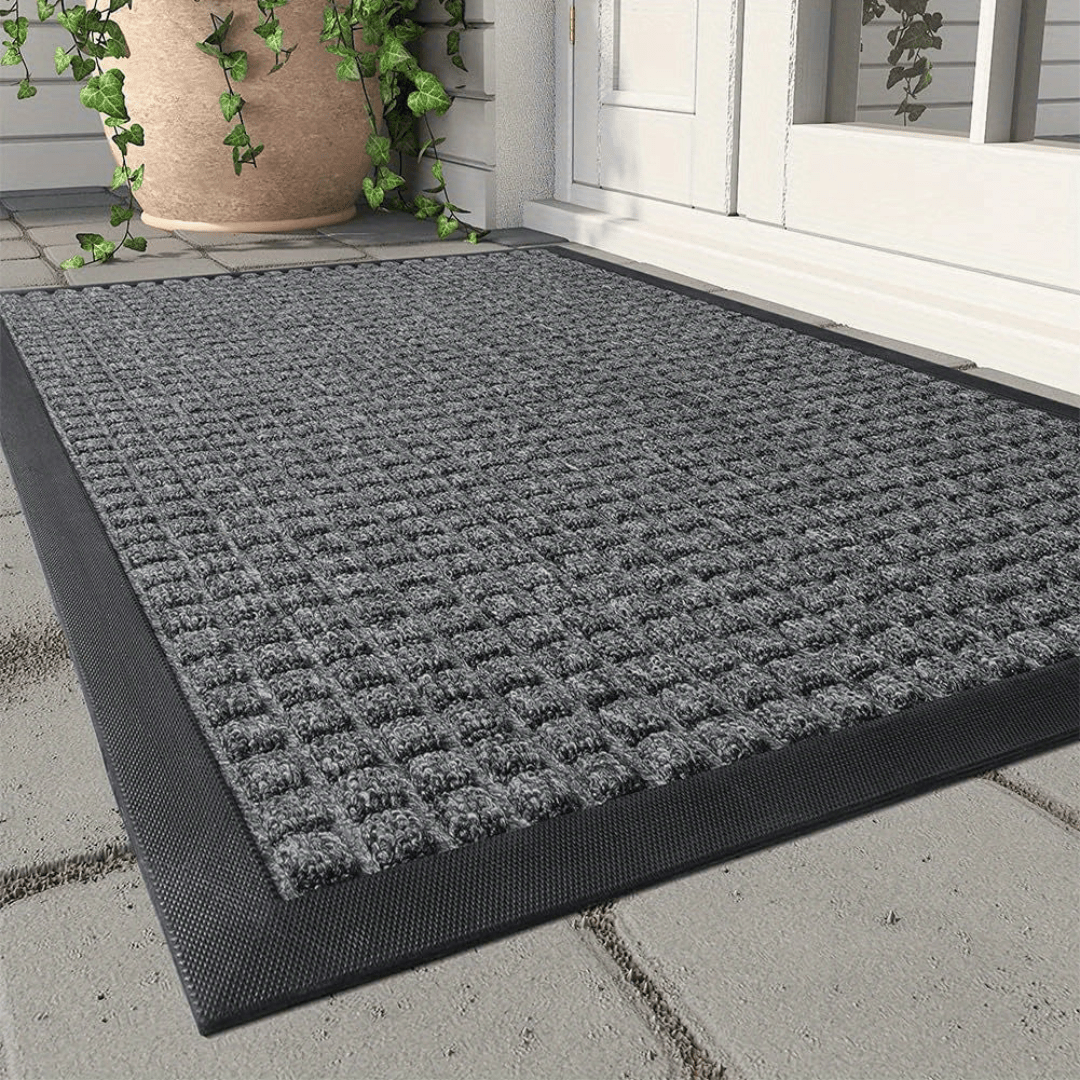 Stylish non-slip doormat for any entrance area