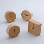 Stylish Beechwood Alarm Clock – Quiet Elegance for Any Room
