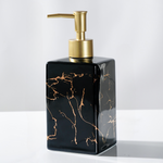 Stylish Ceramic Soap Dispenser with Gold Pump