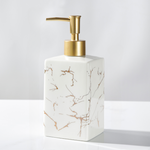 Stylish Ceramic Soap Dispenser with Gold Pump