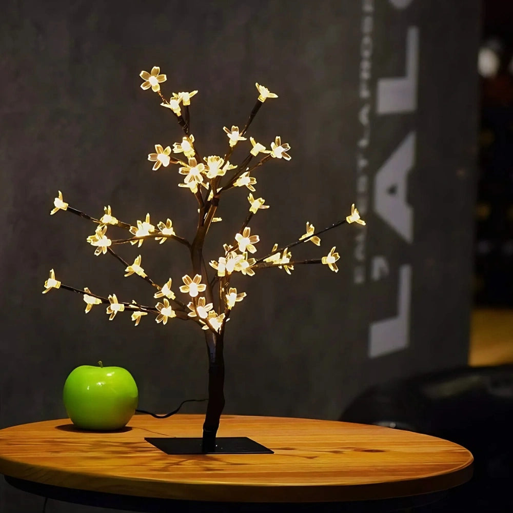 Dekorativer LED-Blütenbaum für stimmungsvolles Licht – USB-Anschluss