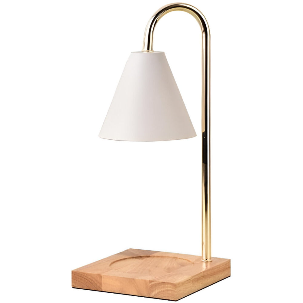 Atmospheric flameless candle warmer lamp with timer and dimming function