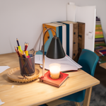 Atmospheric flameless candle warmer lamp with timer and dimming function