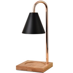 Atmospheric flameless candle warmer lamp with timer and dimming function