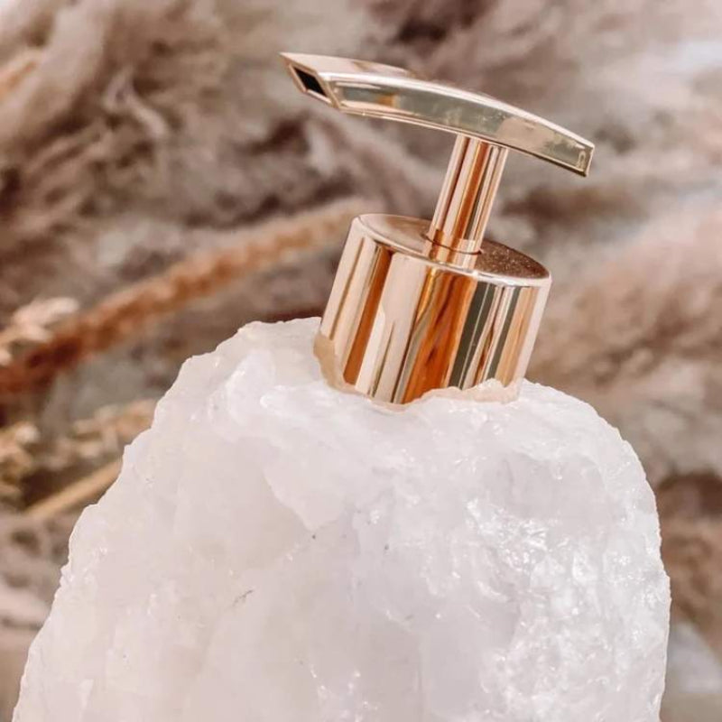 Elegant glass soap dispenser with a classy design
