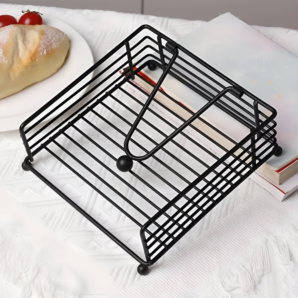 Stylish Napkin Holder for the Table – Robust Iron Construction with Elegant Design