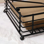 Stylish Napkin Holder for the Table – Robust Iron Construction with Elegant Design