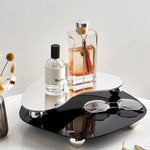 Elegant Multi-Tier Acrylic Tray for Jewelry and Cosmetics