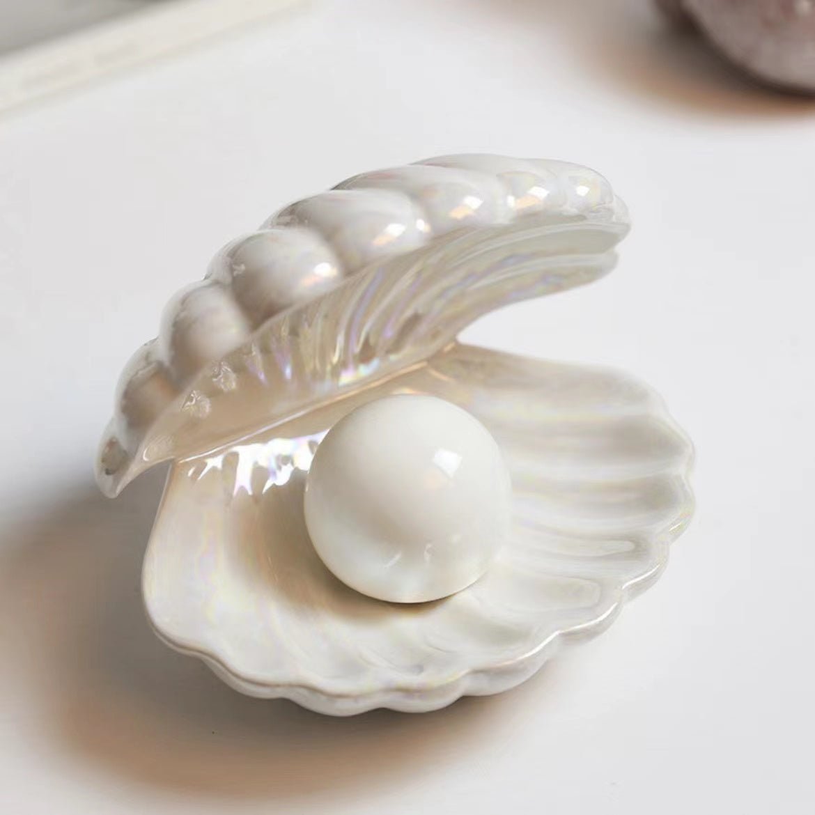 Stylish Pearl Table Lamp – Gentle Light for Bedside Tables and Living Rooms