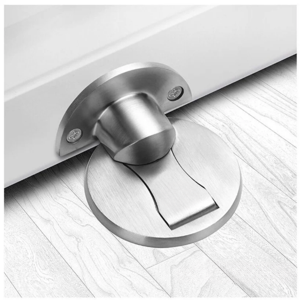 Stylish Magnetic Door Stopper made of Stainless Steel – 6 Color Options for Home and Office