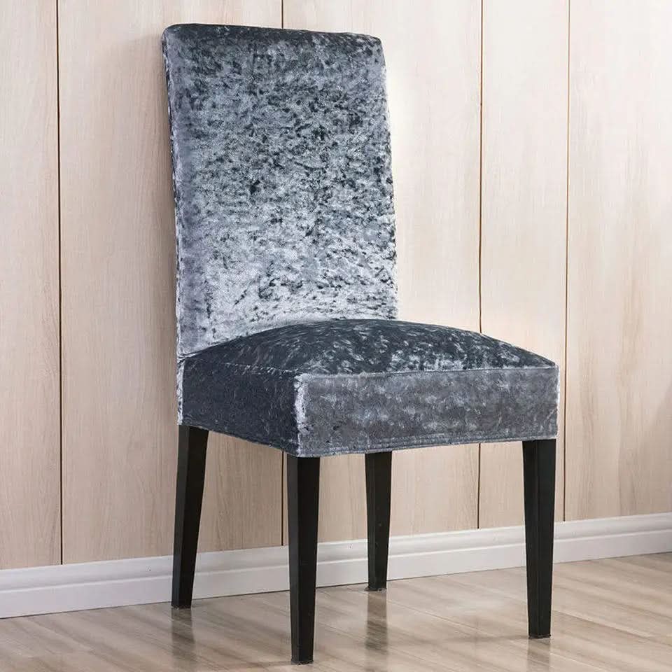 Luxury Velvet Dining Chair Cover - Universal Fit