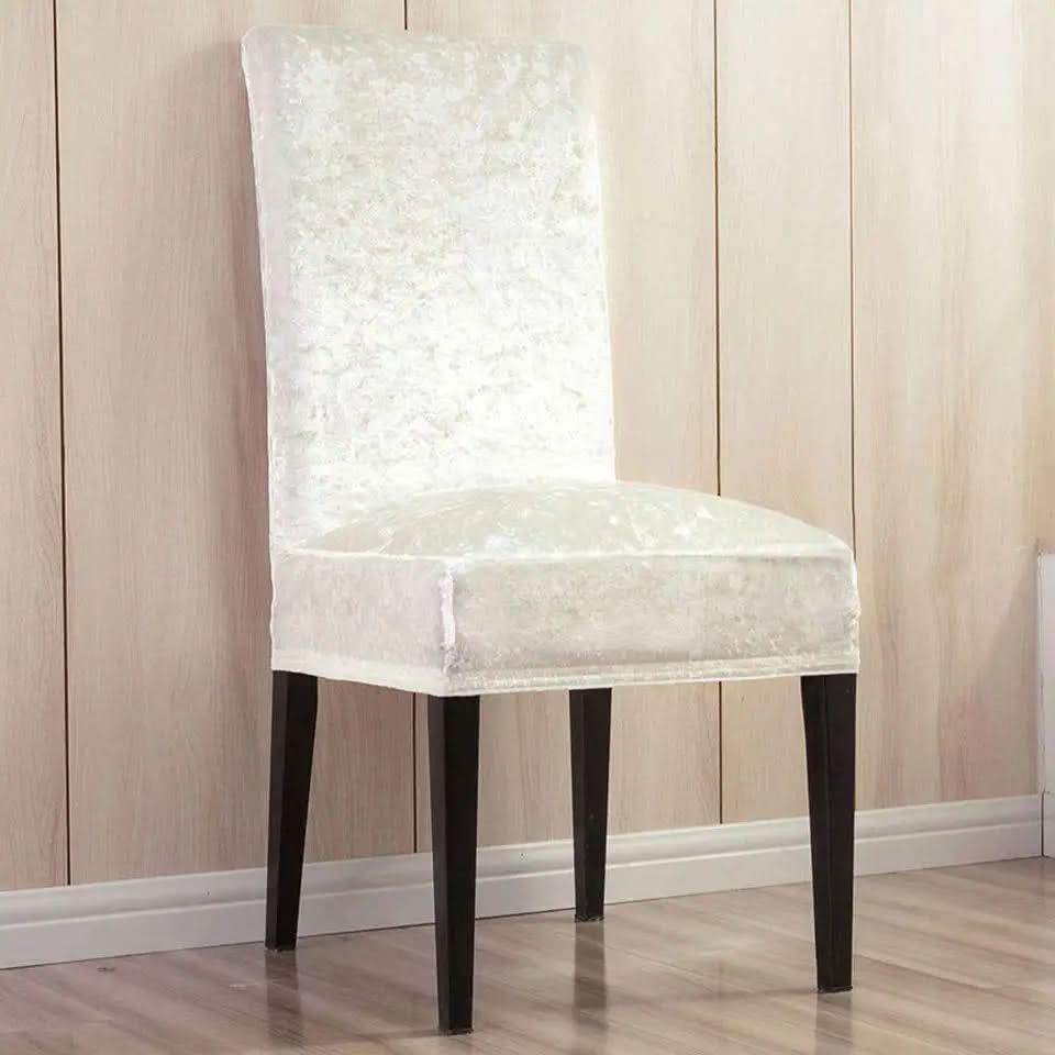 Luxury Velvet Dining Chair Cover - Universal Fit
