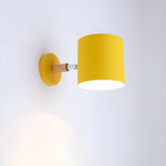 Wall Lamp with Adjustable Arm – Stylish Metal and Wood Light for Modern Living Spaces