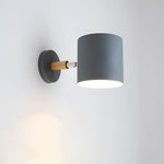 Wall Lamp with Adjustable Arm – Stylish Metal and Wood Light for Modern Living Spaces