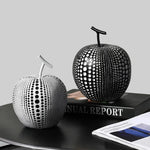 Stylish apple sculpture made of high-quality resin for your home