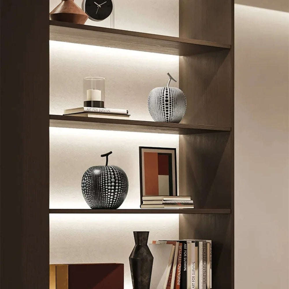 Stylish apple sculpture made of high-quality resin for your home