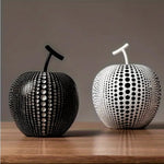 Stylish apple sculpture made of high-quality resin for your home