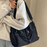 Stylish Double Zipper Organizer Bag for Women