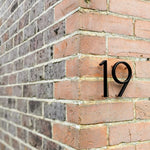 Modern Zinc Alloy Floating House Number