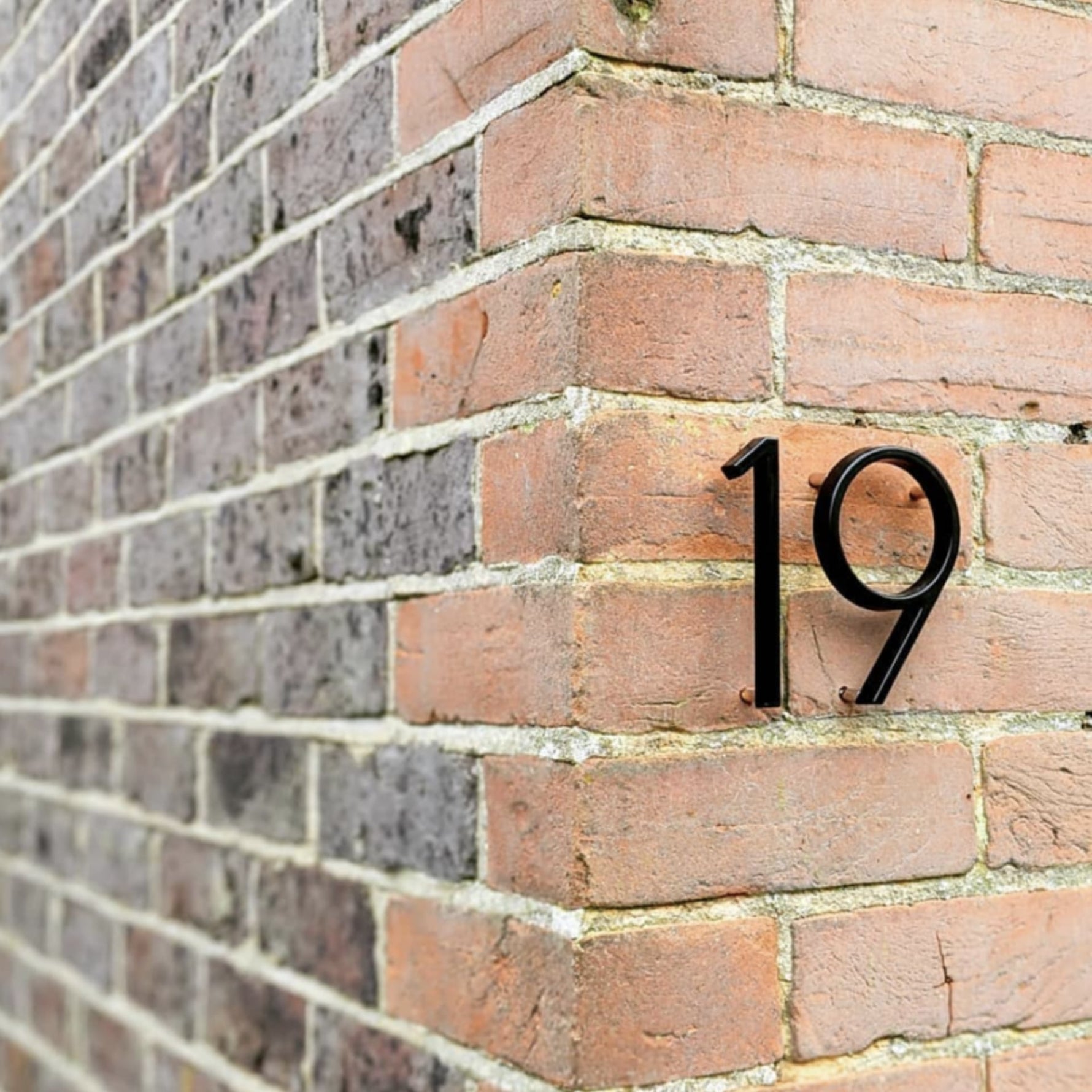 Modern Zinc Alloy Floating House Number