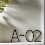 Modern Zinc Alloy Floating House Number