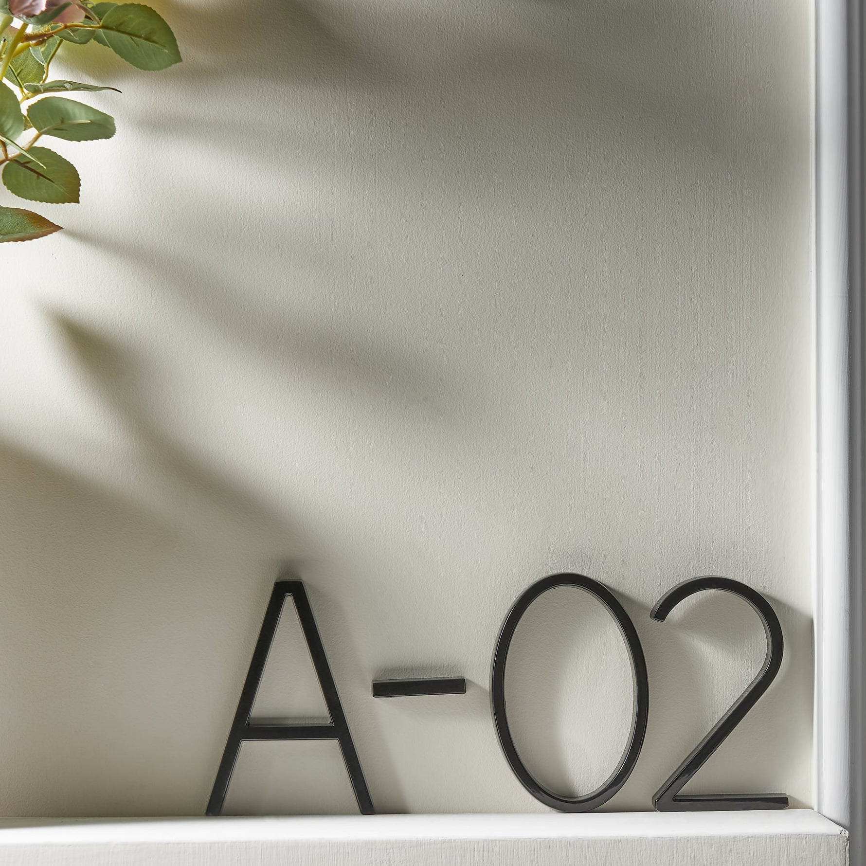 Modern Zinc Alloy Floating House Number