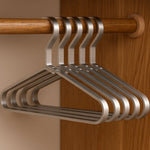 Stylish Slimline Aluminium Clothes Hangers (4 Pack)