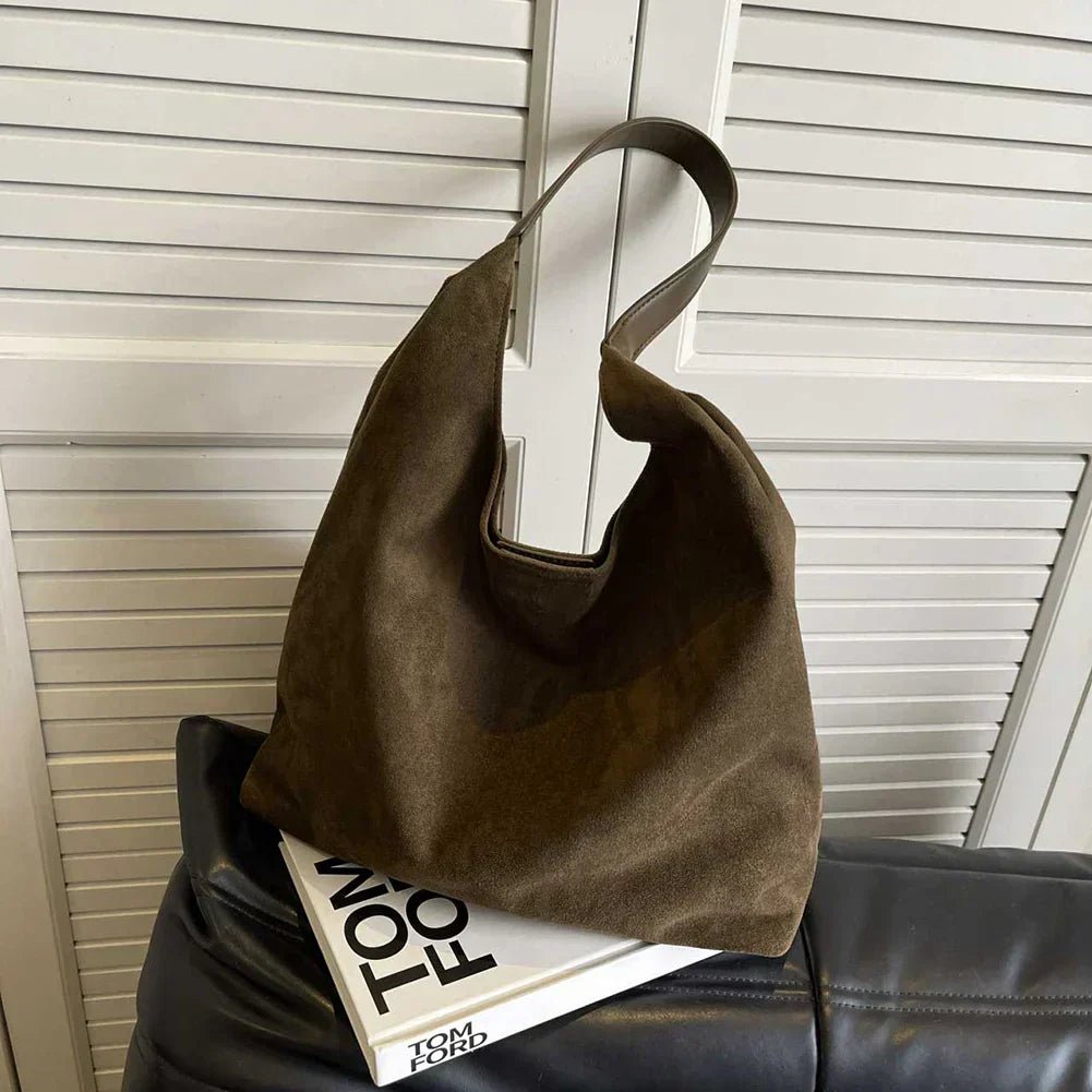 Stylish Suede Handbag for Fashion-Conscious Women