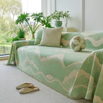 Stylischer, maschinenwaschbarer Chenille-Sofabezug