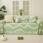 Stylischer, maschinenwaschbarer Chenille-Sofabezug