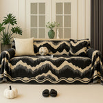 Stylischer, maschinenwaschbarer Chenille-Sofabezug