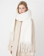 Stylish women's scarf for cold days