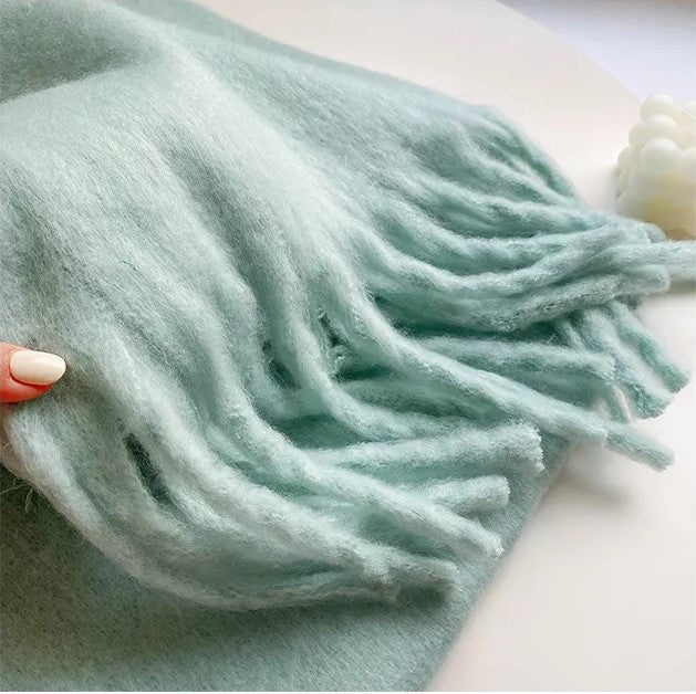 Stylish women's scarf for cold days