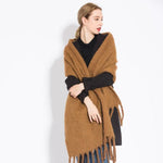 Stylish women's scarf for cold days